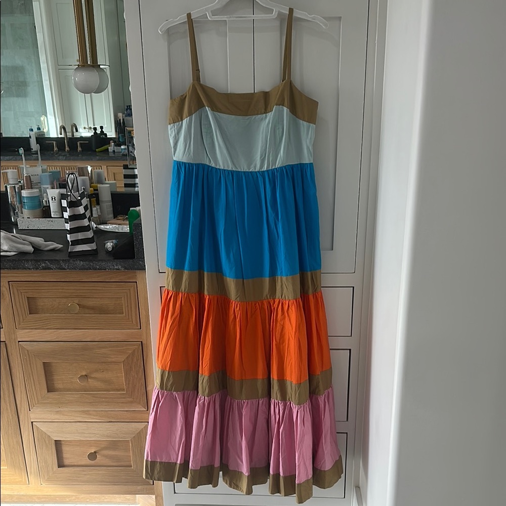 J.Crew Striped Maxi Dress